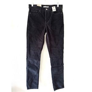 Levi’s 311 Shaping Corduroy Skinny Black Skinny Jeans Black NEW